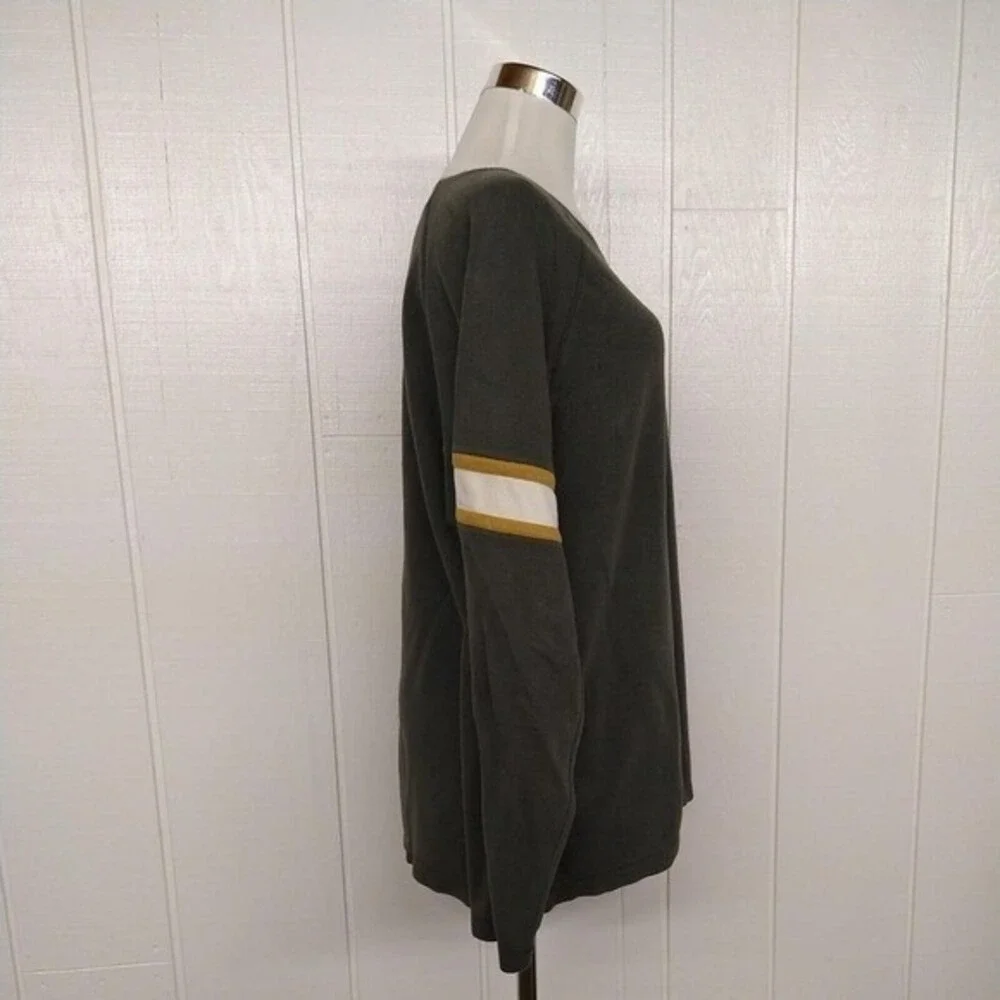 Gorpcore Cabin Outdoorsy Knit Pullover Sonoma Jean‎ Company Green Mens Medium